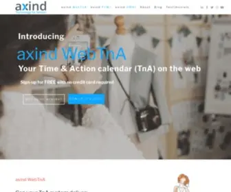 Axind.com(Technology for Fashion) Screenshot