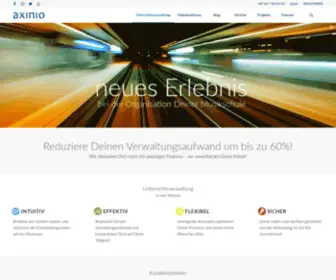 Axinio.com(Unterrichtsverwaltung) Screenshot
