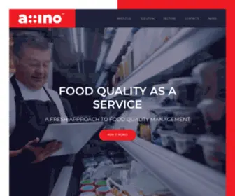 Axino.ai(Food quality as a service) Screenshot
