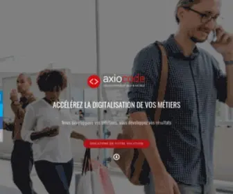 Axiocode.com(Développement d'Applications Web & Mobiles) Screenshot