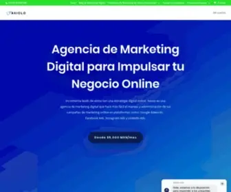 Axiolo.com(Agencia de Marketing Digital Internacional con base en México) Screenshot