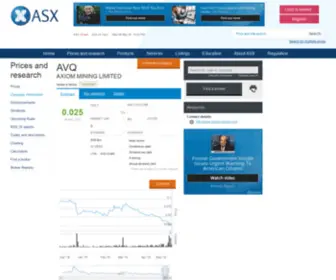 Axiom-Mining.com(Axiom Mining) Screenshot