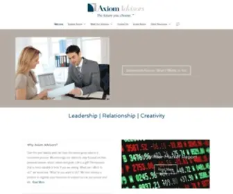 Axiom123.com(Axiom Advisors) Screenshot