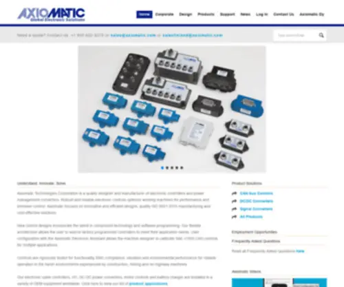 Axiomatic.com(Axiomatic Technologies Corporation) Screenshot