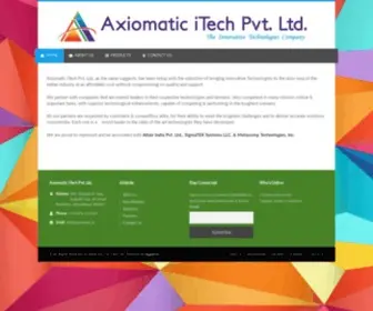 Axiomatic.in(Axiomatic iTech Pvt) Screenshot