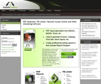 Axiomcoders.com(PDF Generator) Screenshot