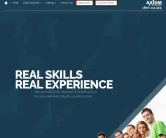 Axiomcollege.com.au(Axiom College) Screenshot