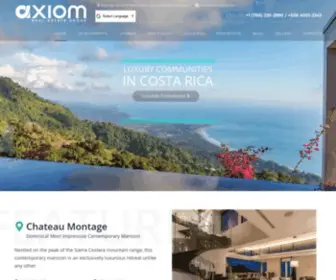 Axiomcostarica.com(Homes and Properties For Sale In Osa Peninsula Costa Rica) Screenshot