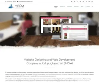 Axiomcreation.com(Website Designing Company) Screenshot