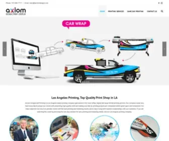 Axiomdesigns.com(Axiom Designs) Screenshot