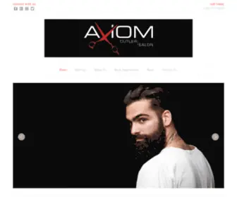Axiomhaircuts.com(Axiom Cutler Salon) Screenshot