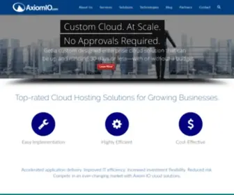 Axiomio.com(Cybersecurity & Cloud Security) Screenshot