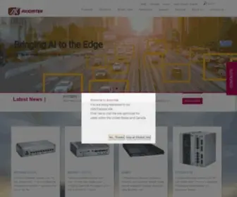 Axiomtek.fr(Industry Leader in Industrial Embedded Computer Solutions) Screenshot