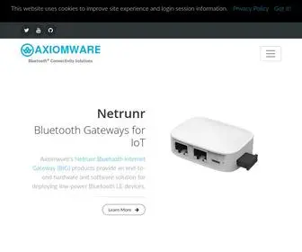 Axiomware.com(Bluetooth Connectivity Solutions) Screenshot