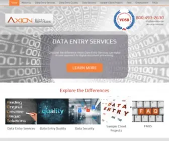 Axiondata.com(Digital Document Processing) Screenshot