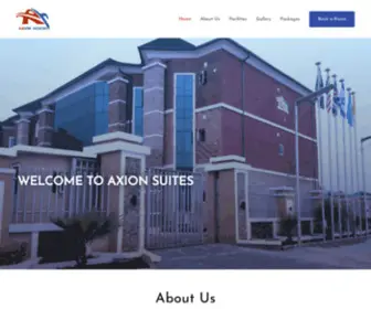 Axionsuites.com(Comfort redefined) Screenshot