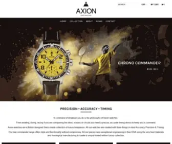 Axionwatches.com(Axion Watch) Screenshot