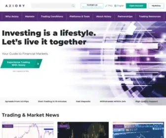 Axiory.com(Trade Forex) Screenshot