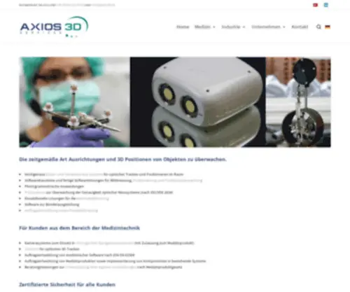 Axios3D.de(Axios 3D® Services GmbH) Screenshot