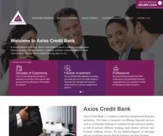 Axioscreditbank.com(Axios Credit Bank Ltd) Screenshot