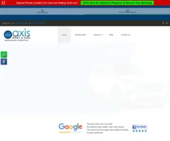 Axis-CR.com(AXIS Rent a Car) Screenshot