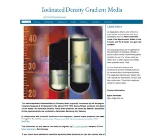 Axis-Shield-Density-Gradient-Media.com(Density Gradient Media) Screenshot