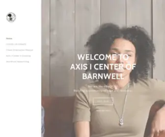 Axis1.org(The Axis I Center of Barnwell) Screenshot