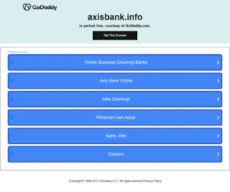 Axisbank.info(Axisbank info) Screenshot