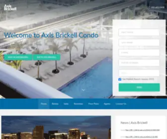 Axiscondosinbrickell.com(Axis Brickell Condo Miami) Screenshot