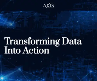 Axisdatalytics.com(Transforming Data into Action) Screenshot