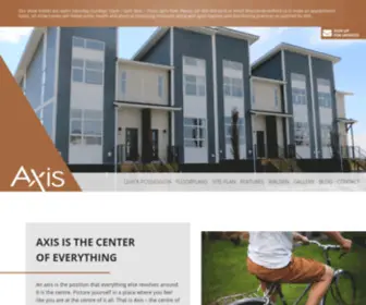 Axiseverything.ca(Axis Walden Contemporary Townhomes by Rockford) Screenshot