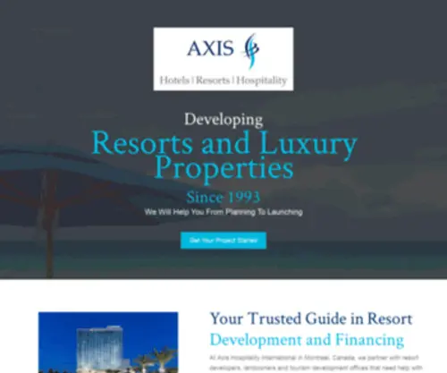 Axishotelsandresorts.com(AXIS Hospitality International) Screenshot