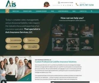 Axisins.com(Axis Insurance Services) Screenshot