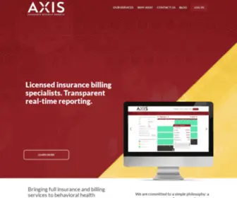Axisirg.com(Axis Billing and Family Advocacy) Screenshot