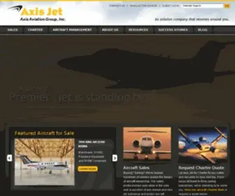 Axisjet.com(Private Plane Charter) Screenshot