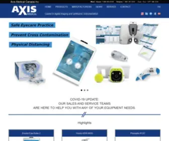 Axismedical.ca(Axis Medical) Screenshot