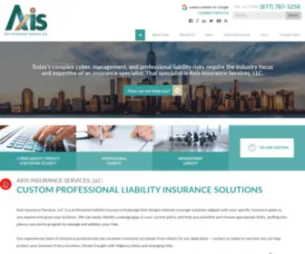 AxismGmt.com(Axis Insurance Services) Screenshot