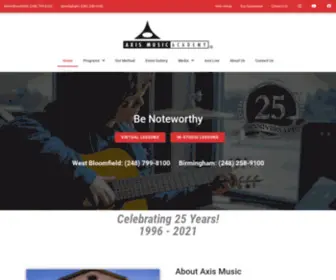 Axismusic.com(Axis Music Academy) Screenshot