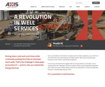 Axisofs.com(Axis Energy Services) Screenshot