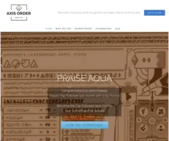 Axisorder.com(⋆) Screenshot