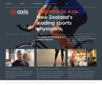 Axissportsmedicine.co.nz(Axissportsmedicine) Screenshot