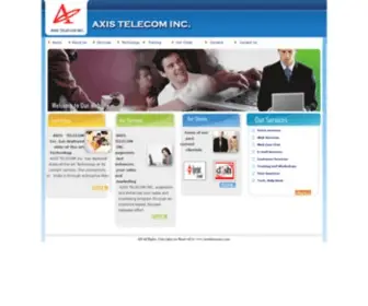 Axistelecominc.com(Axis Telecom Inc) Screenshot