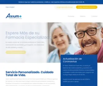 Axiumpr.com(Farmacia Especializada) Screenshot