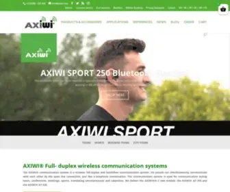 Axiwi.com(Full duplex and wireless communication system) Screenshot