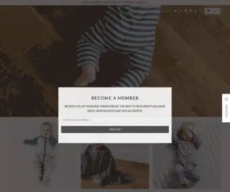 Axlbrand.com(Modern Organic Cotton Apparel for Infants) Screenshot