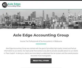 Axleedge.com.au(Axle Edge Accounting Group) Screenshot