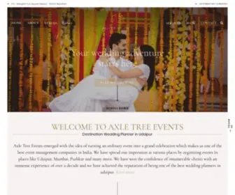 Axletreeevents.com(Wedding Planner in udaipur) Screenshot