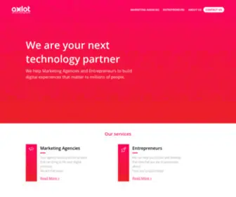 Axlot.com(Your Next Technology Partner) Screenshot