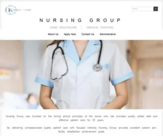 Axlstaffing.com(Nursing Group) Screenshot