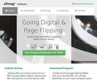 Axmag.com(Page Flip Magazine software) Screenshot